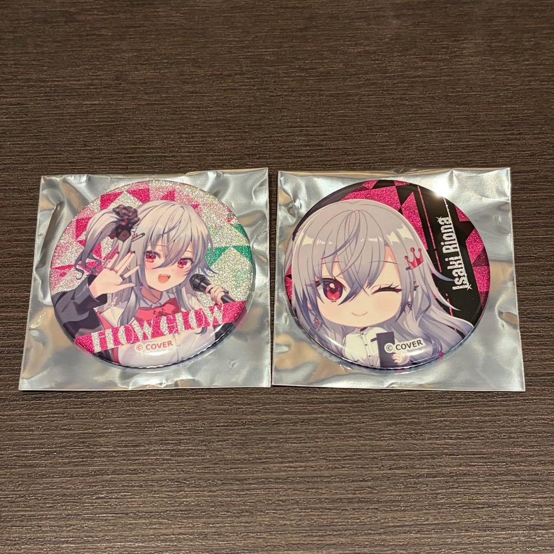 響咲リオナ 缶バッジ 2点セット カラオケの鉄人 FLOW GLOW - メルカリ