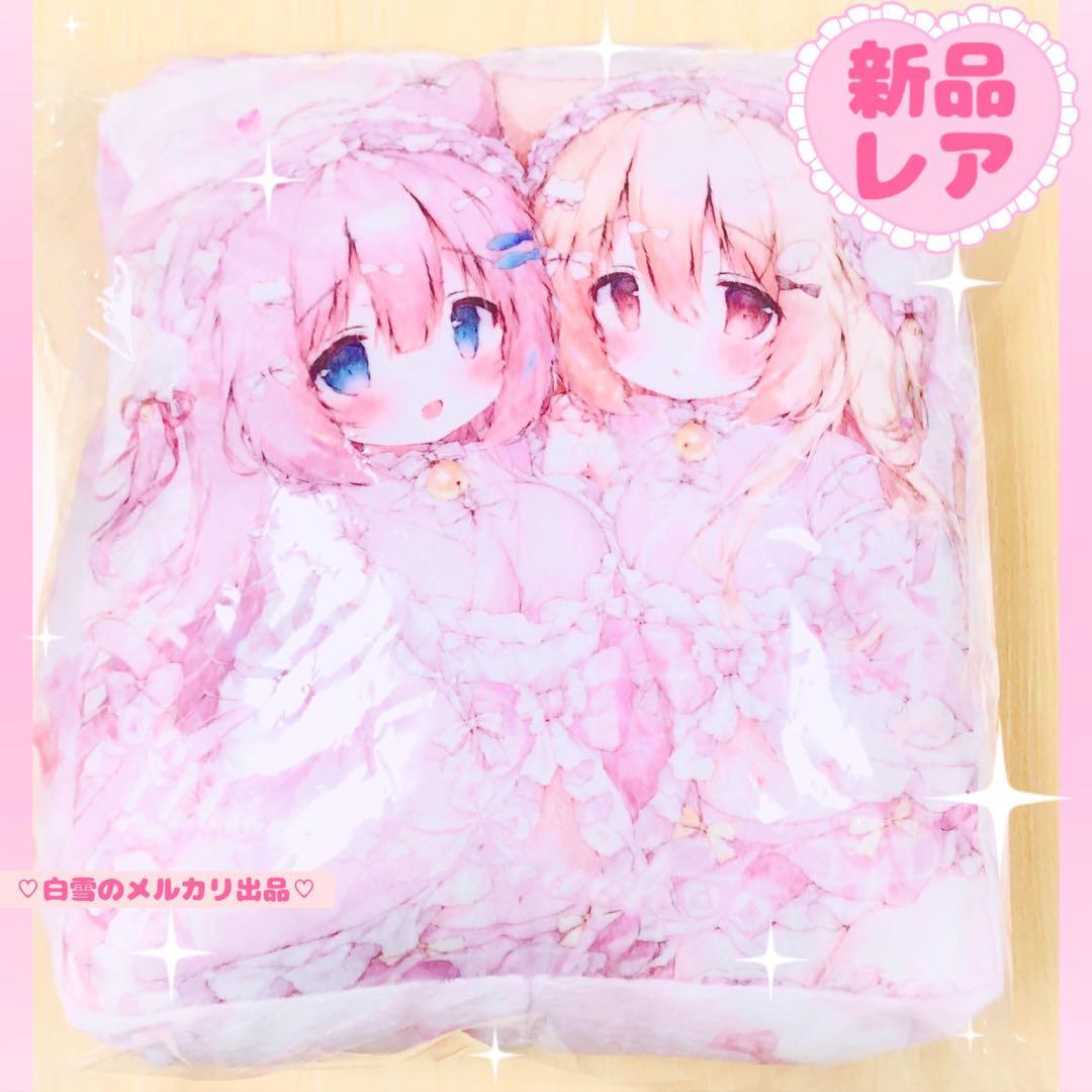 新品C107桃豆こまもちクッションブランケット♥グッズタペストリーアクスタコミケ