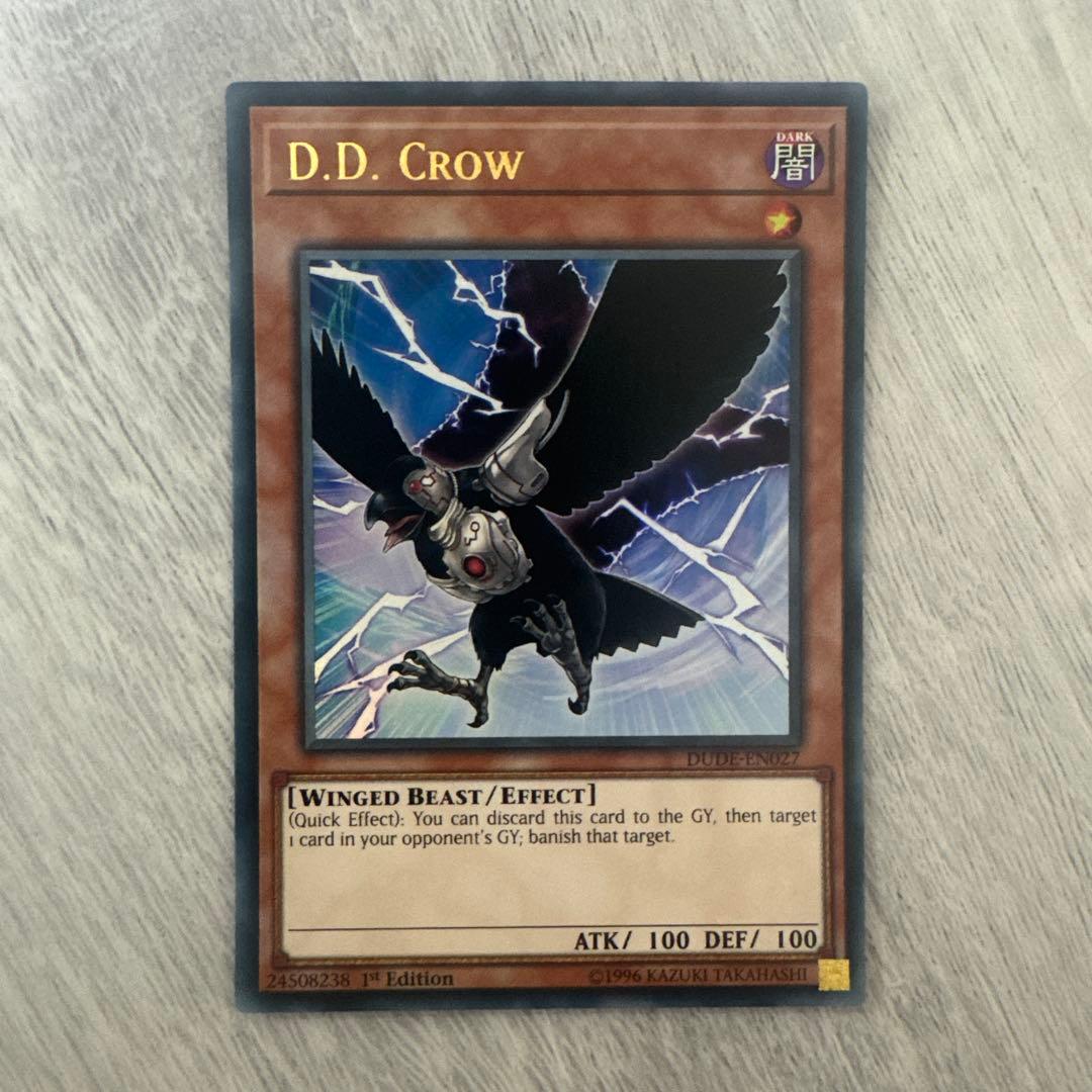 特価】遊戯王 英語版 DUDE版 D.D.クロウ ウルトラレア 1st - メルカリ