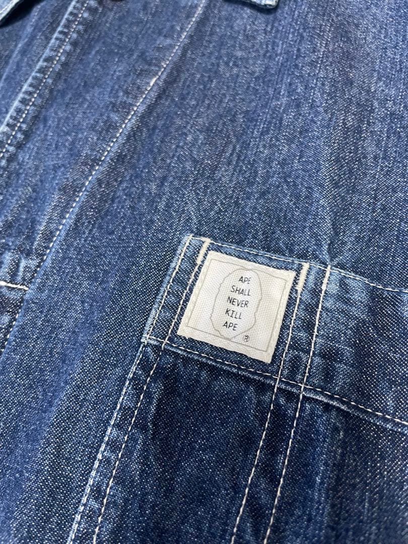 a bathing ape 初期 デニム つなぎ HERO キムタク - メルカリ