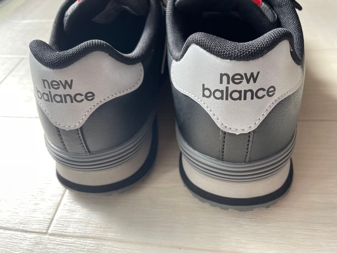 【新品】 安全靴　ニューバランス 24.5cm マジックテープ 黒