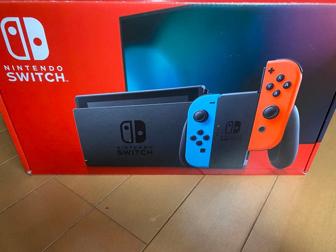 Nintendo Switch 本体 青/赤 Joy-Con - メルカリ