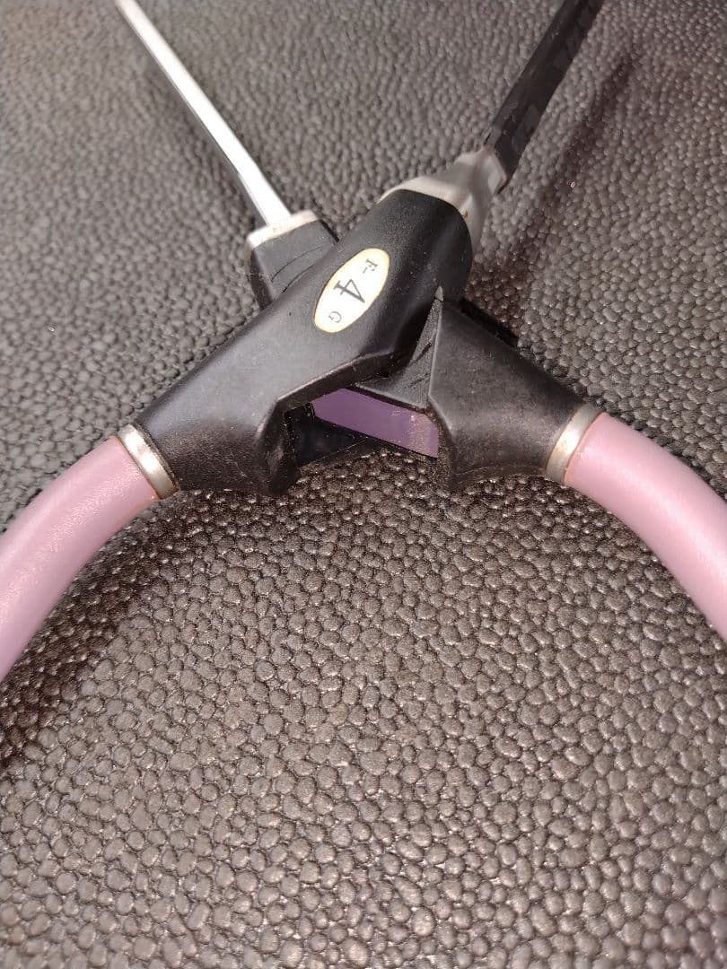 レンツシステムアイロンF-4G 5角4mm理容アイロン 中古美品ラバー新品