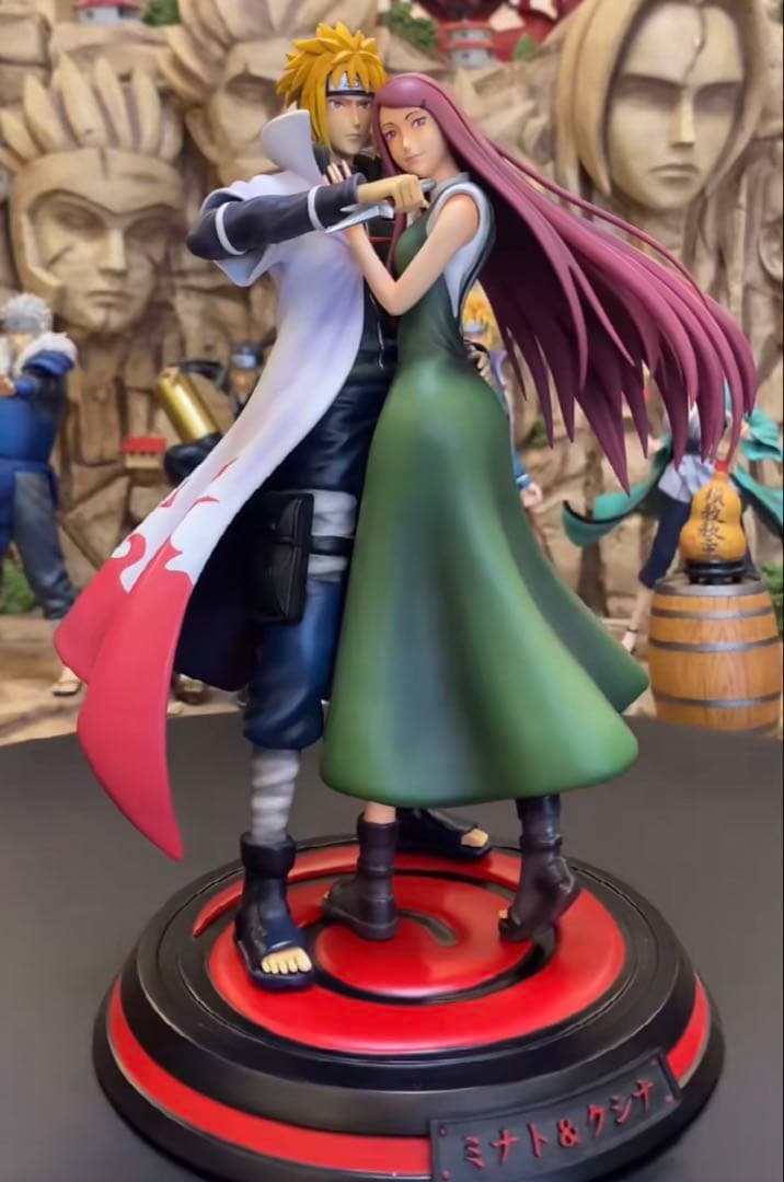 ナルト 波風ミナト ガレージキット ガレキ スタチュー②⑤ NARUTO ナルト 波風ミナト うちはオビト ガレージキット スタチュー