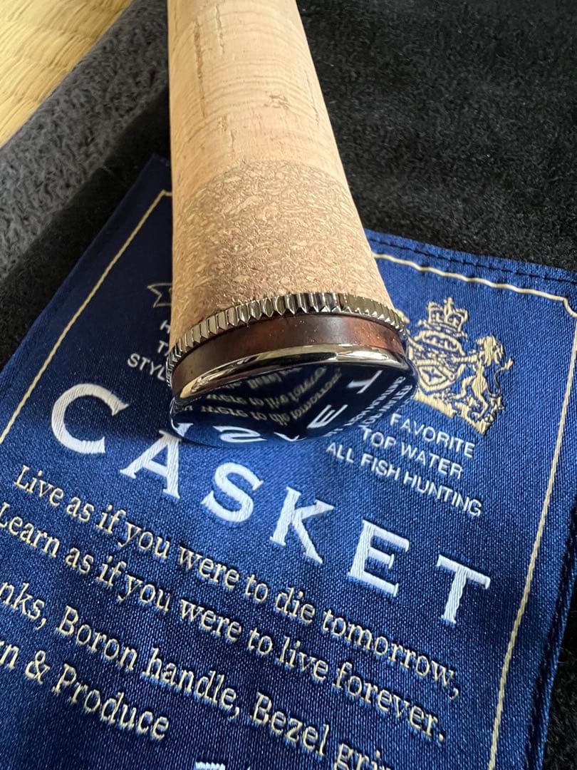 カスケット5ftボロンハンドル エンブレムウッド 新品未使用品SALE