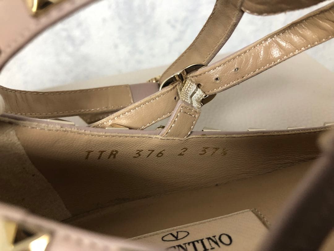 最終値下！VALENTINO ロックスタッズバレリーナ フラットジューズ