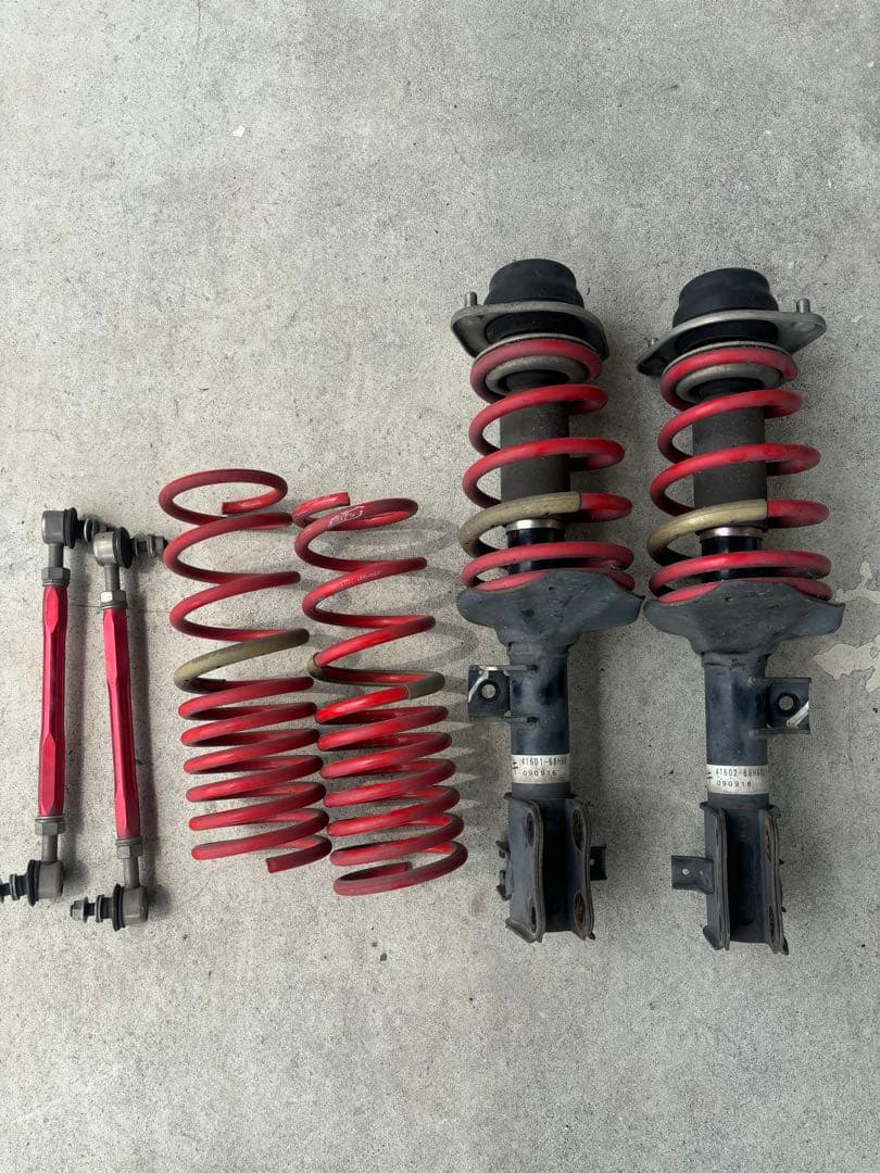 エブリィ タナベローダウン　スタビリンク調整付き　1台分 エブリィ 調整式 スタビリンク スタビライザーリンク 140mm調製品 1台