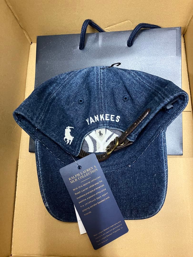 ポロ ラルフローレン ニューエラ ヤンキース デニムキャップ polo