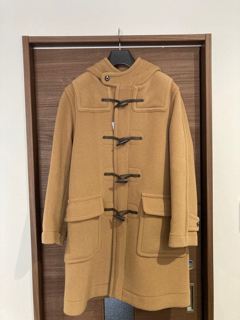 yuz　未使用INVERTEREインバーティア　ダッフルコートキャメル36 INVERTERE（インバーティア） 【MADE IN ENGLAND】DUFFLE COAT(英国製