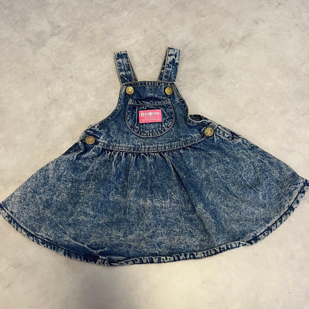 OSHKOSH オシュコシュ☆オーバーオール 貴重ピンクタグ ケミカル