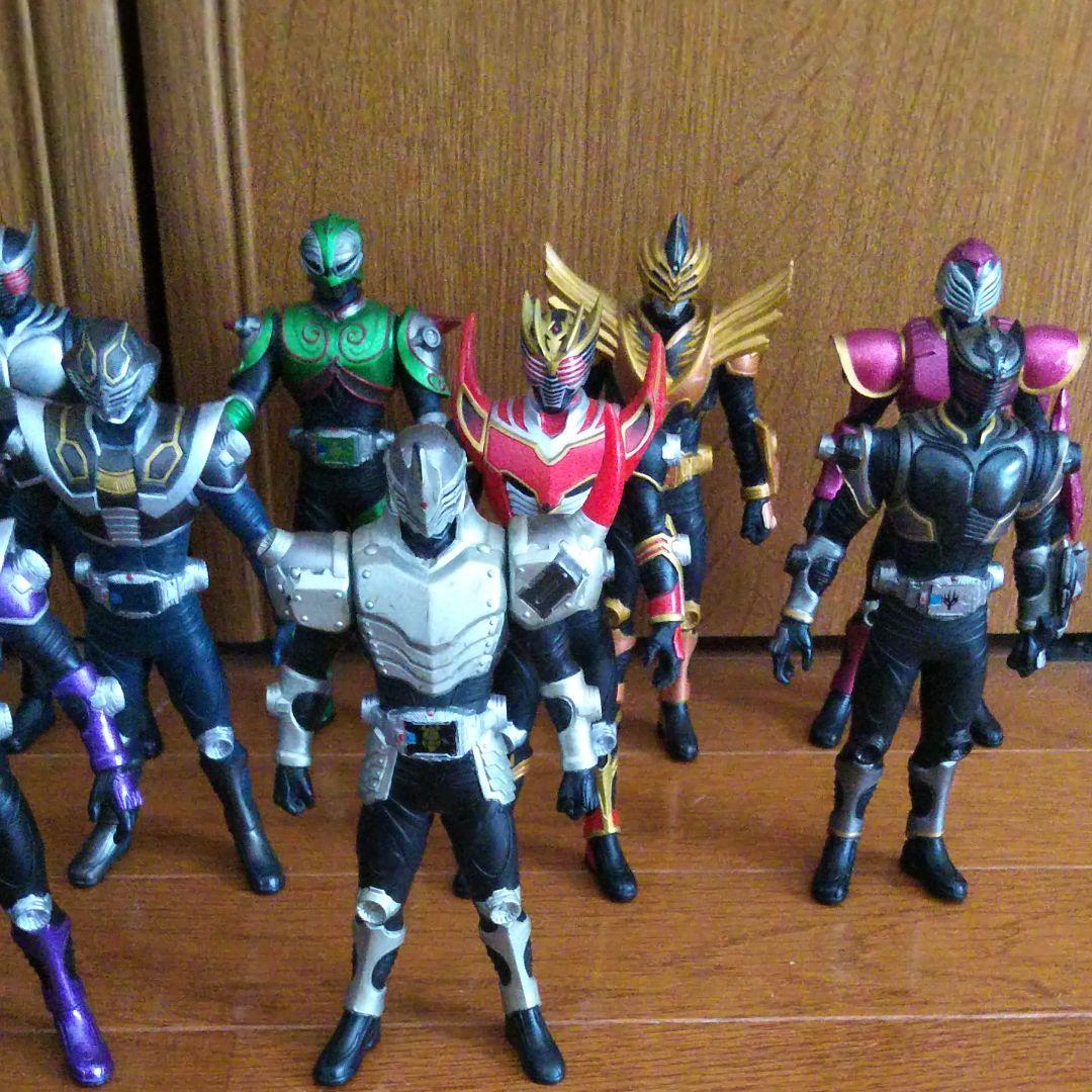 仮面ライダー龍騎 フィギュア ソフビ レア 17体セット 龍 匿名配送