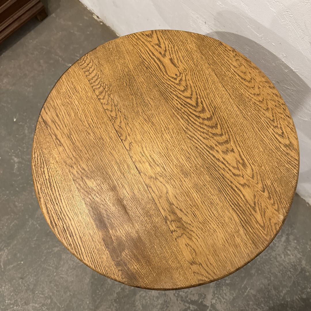 年末年始saleヴィンテージ 木製サイドテーブル ラウンドテーブル