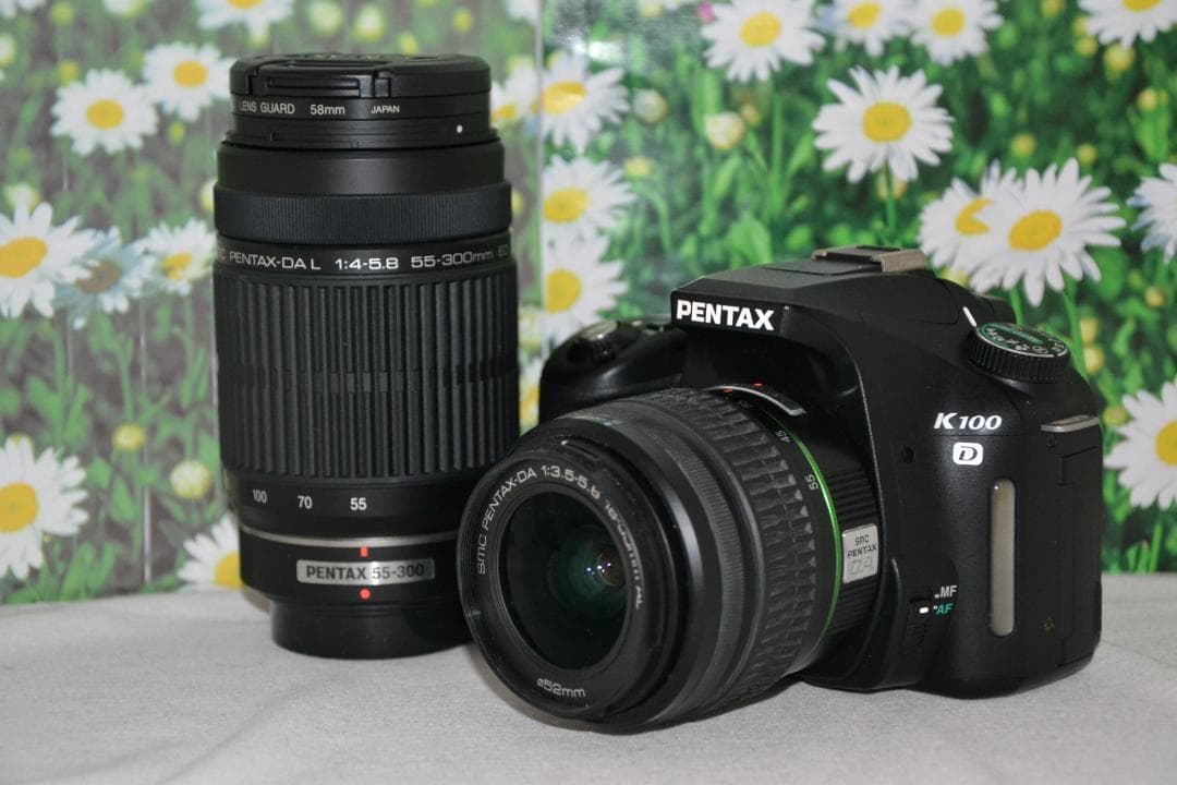 ❤️PENTAX K-100D ❤スマホ転送OK ❤ダブルズーム❤超望遠❤