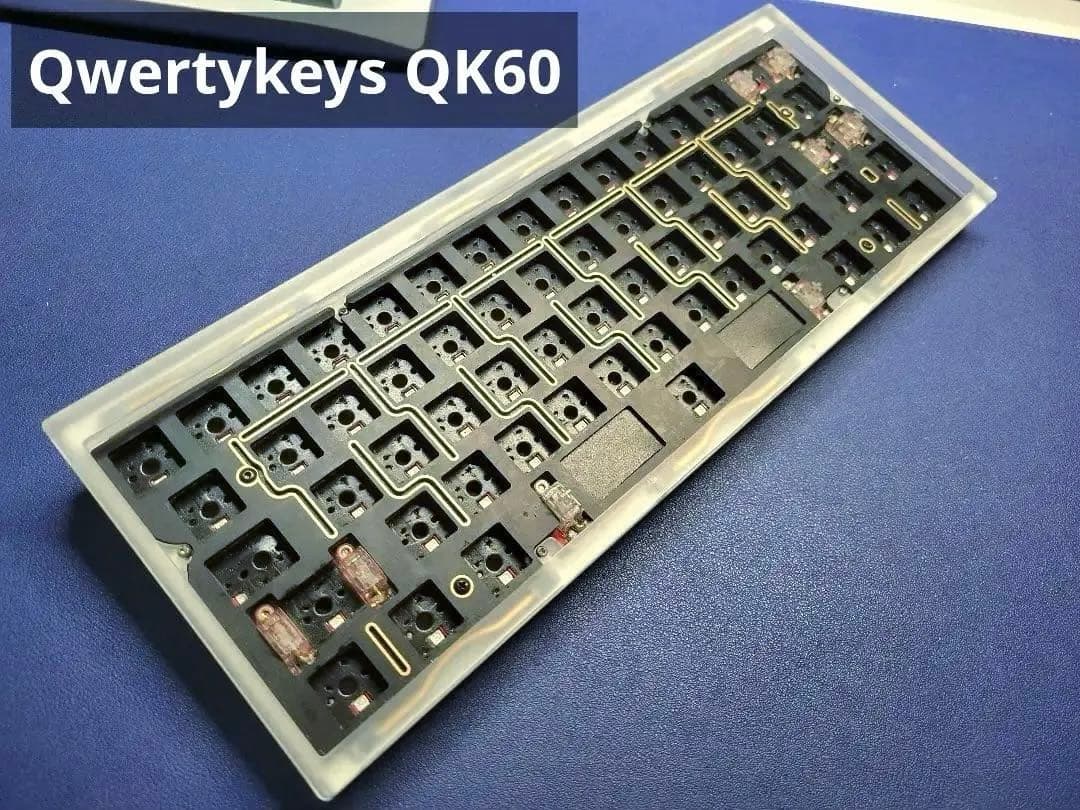 Qwertykeys QK60 Clear&IceWhite ベアボーンキット QK65 ベアボーン キット – qwertyqop
