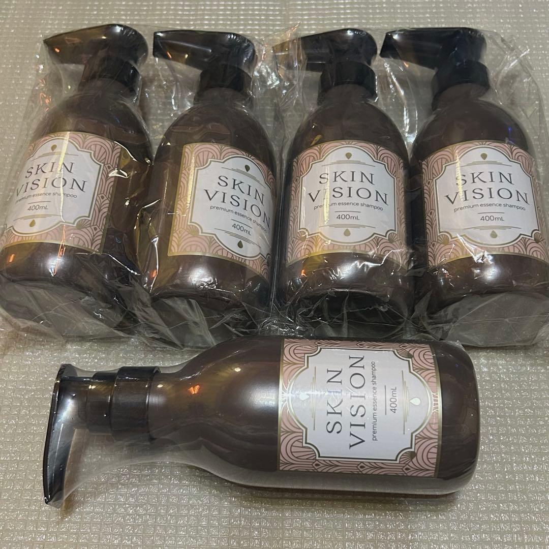 SKIN VISION Vシャンプー 01 5個セット スキンビジョン プレミアムエッセンスシャンプー本体+レフィルセット