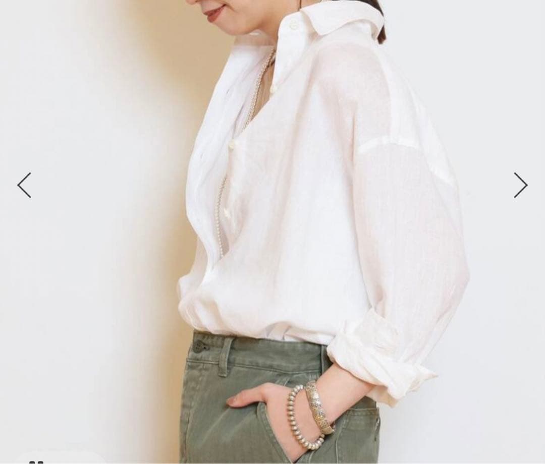 ドゥーズィエムクラス 2025SS Linen シャツ 白 - メルカリ