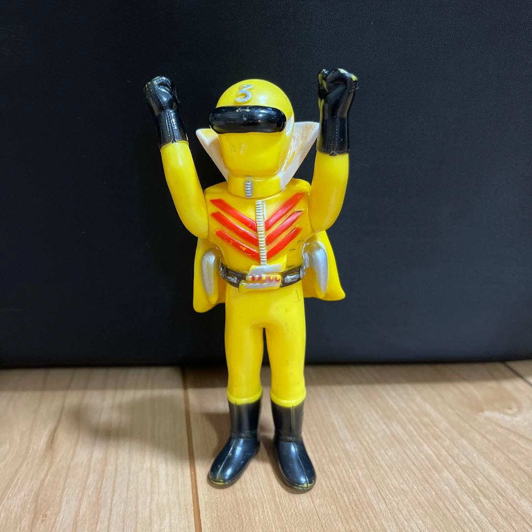 ⚠️貴重・当時物 秘密戦隊ゴレンジャー ソフビ 5体セット 昭和レトロ