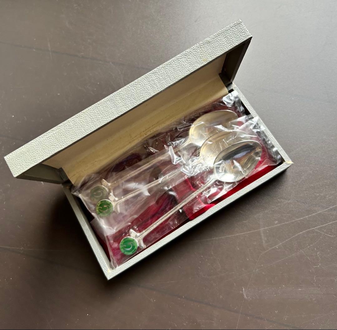【未使用】ゴルフコンペ賞品カトラリー（スプーン3本）スターリングシルバー宮本商行 未使用】ゴルフコンペ賞品カトラリー（スプーン3本）スターリング