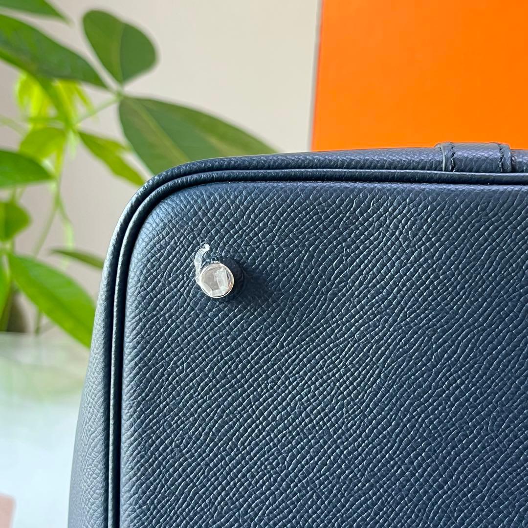 HERMES ピコタン MM トレサージュ ダークネイビー ヴォーエプソン