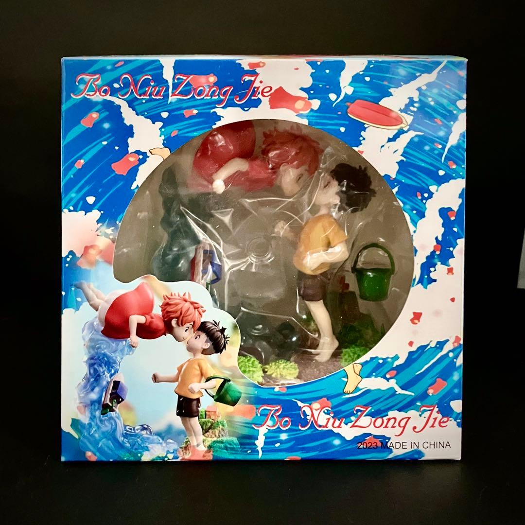 ジブリ 崖の上のポニョ フィギュア ポニョ と 宗介 未使用 新品 - メルカリ