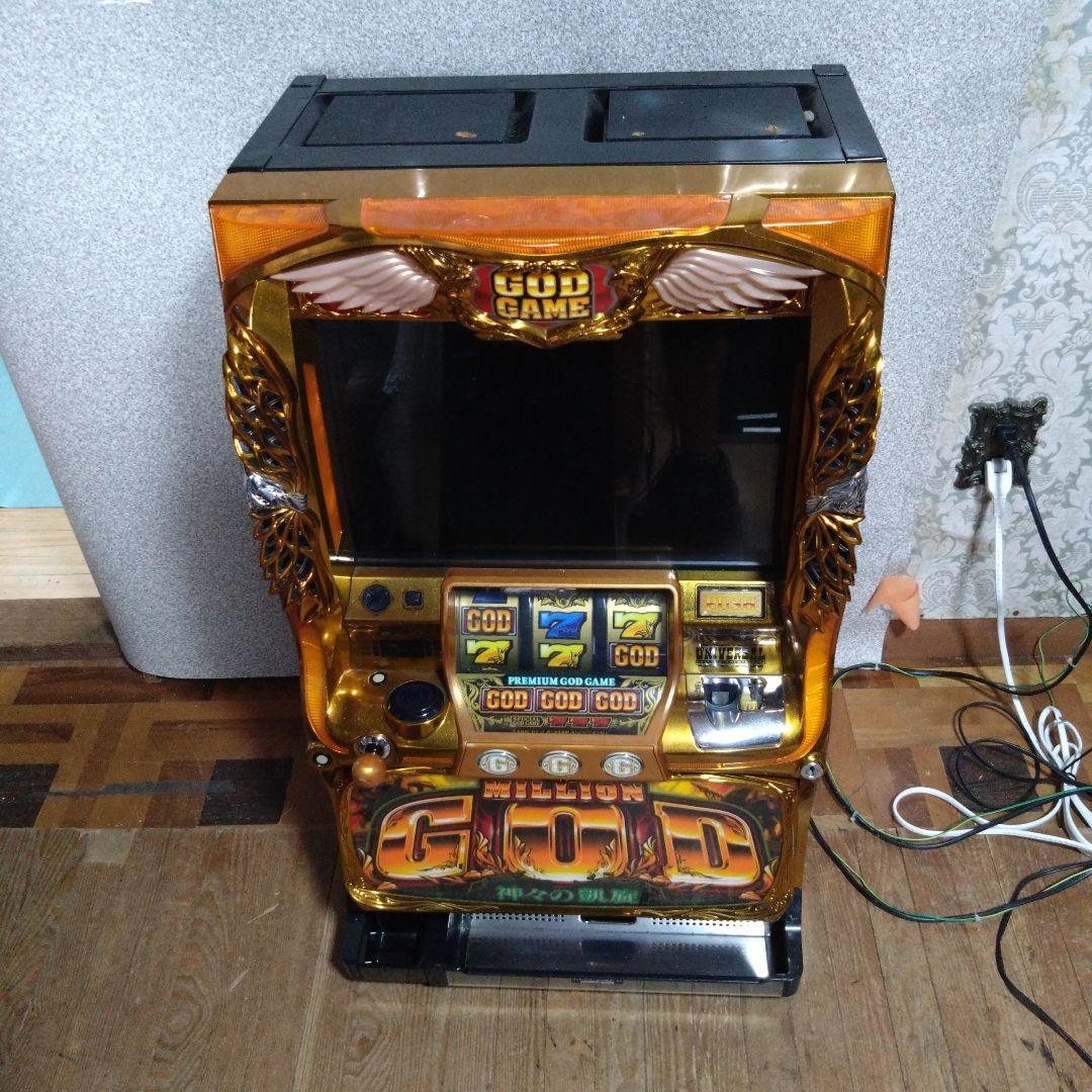 GOD GAME スロットマシン ゴールド　ジャンク Pachislot MILLION GOD Revival of the Gods Gaisen Japanese Casino