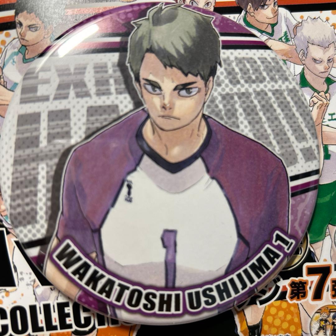 ハイキュー 原画 原作 缶バッジ 牛島若利 ハイキュー展 - メルカリ