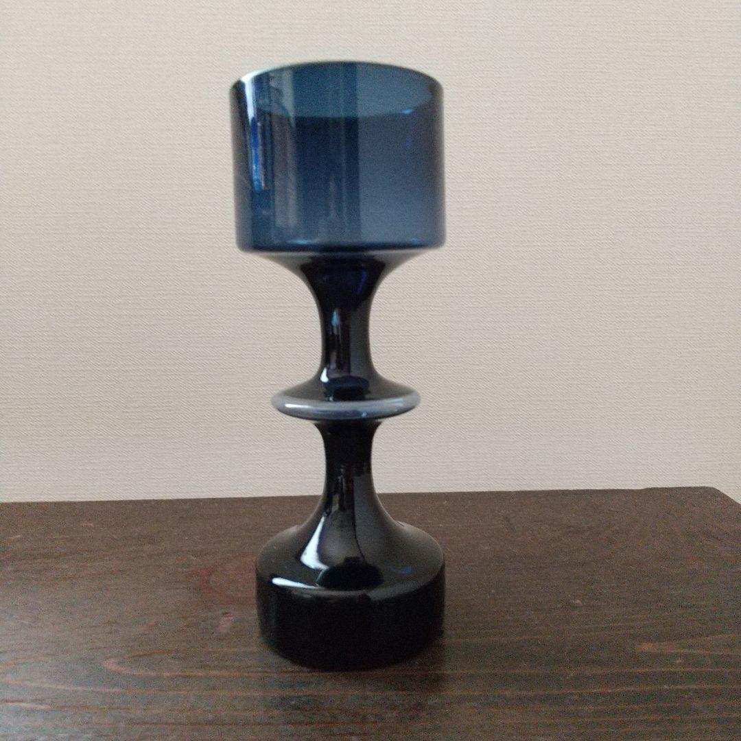 カイ・フランク　KF245　ヌータヤルヴィ　フラワーベース ブルー Kaj Franck Vase KF245 NAVY – PUBLIC