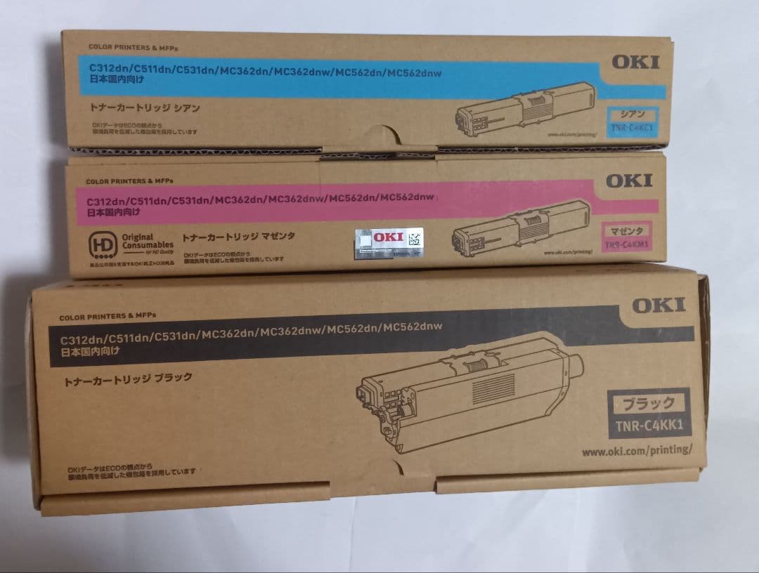 OKI インク トナーカートリッジ TNR-C4KK2 純正 - メルカリ