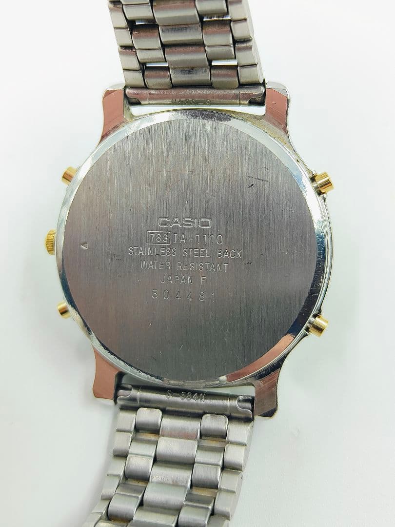 CASIO IA-1110 デジタルとアナログ腕時計 - メルカリ
