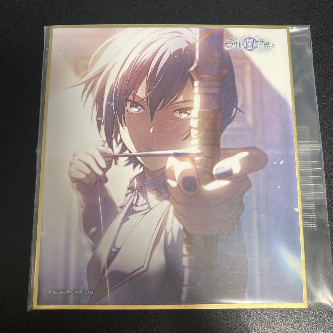 プロセカ KAITO ミニ色紙 2点セット 弓引け白の世界で - メルカリ