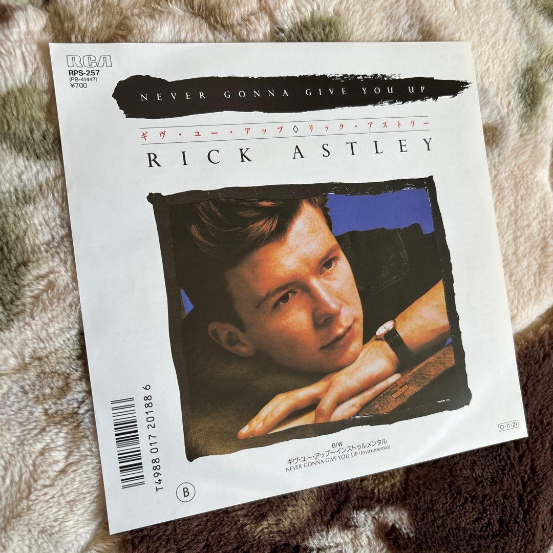 リック・アストリー／ギヴ・ユー・アップ／ユーロビート／レコード／名