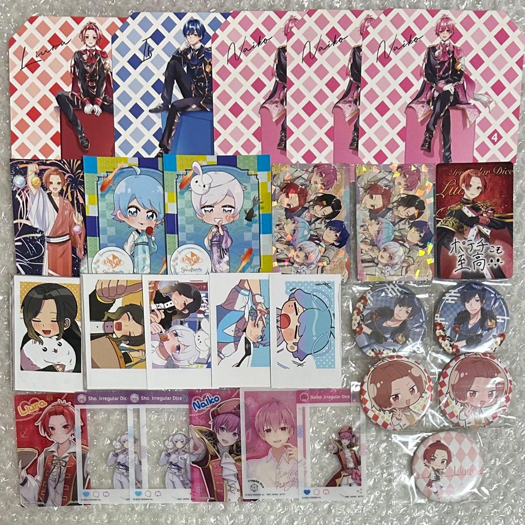 いれいす 缶バッジ 特典 カード チェキ クリアカード ステッカー