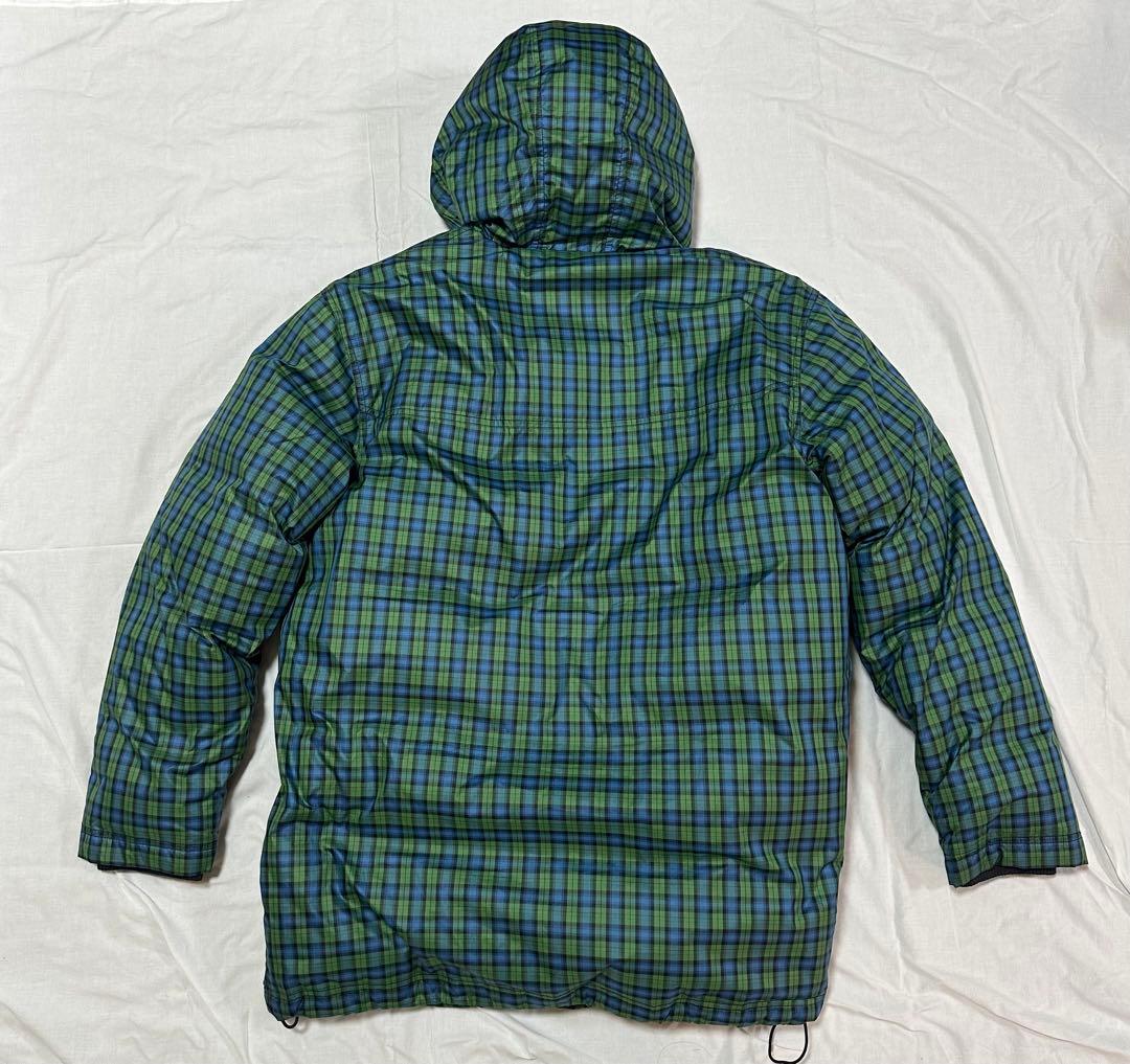 STUSSY チェック柄ダウンジャケット - メルカリ