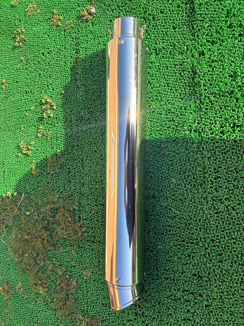 ロングサイレンサー 汎用50.8mmラウンドマフラー ロングサイレンサー/ YZF R-1 R-6 F5 ZX