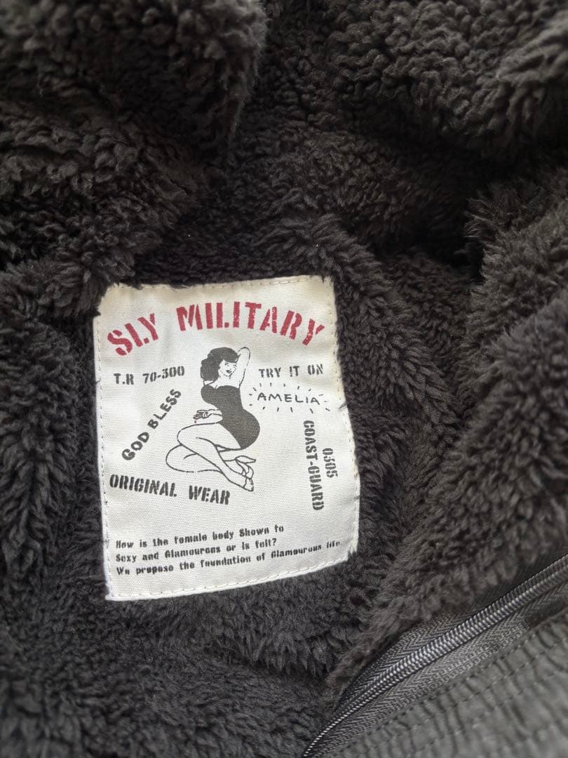 SLY N3B ミリタリージャケット モッズコート ラクーンファー ライナー付き