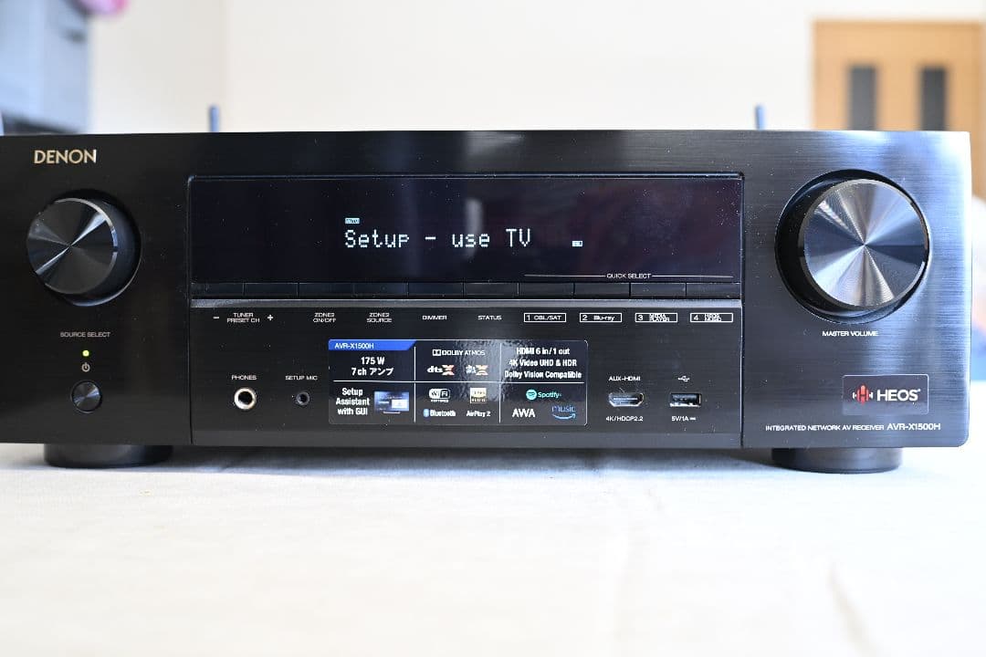 美品 DENON AVR-X1500H AVアンプ 7.2ch デノン