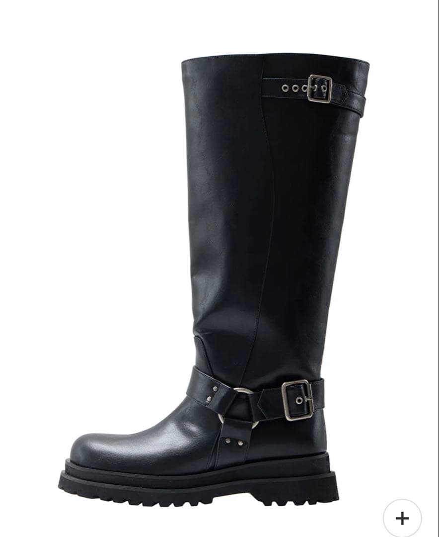 SIDE WAVE BUCKLE LONG BOOTS - メルカリ