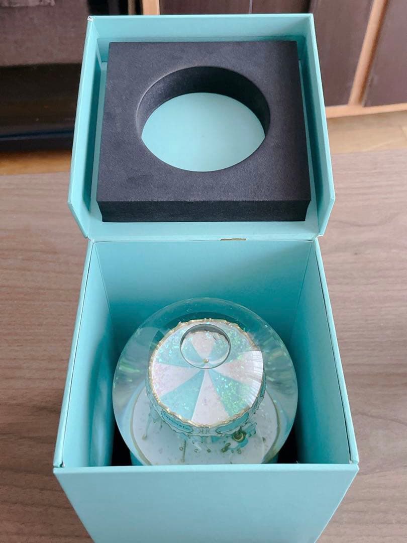 ティファニー オルゴール スノードーム メリーゴーランド - メルカリ