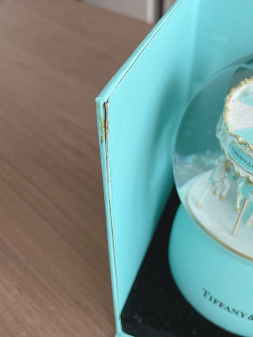 ティファニー オルゴール スノードーム メリーゴーランド - メルカリ