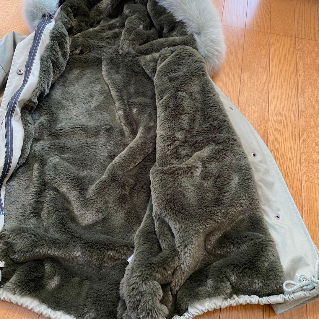 極美品稀少】ポリーヌブロー Pauline Bleu ラクーンファーブルゾン