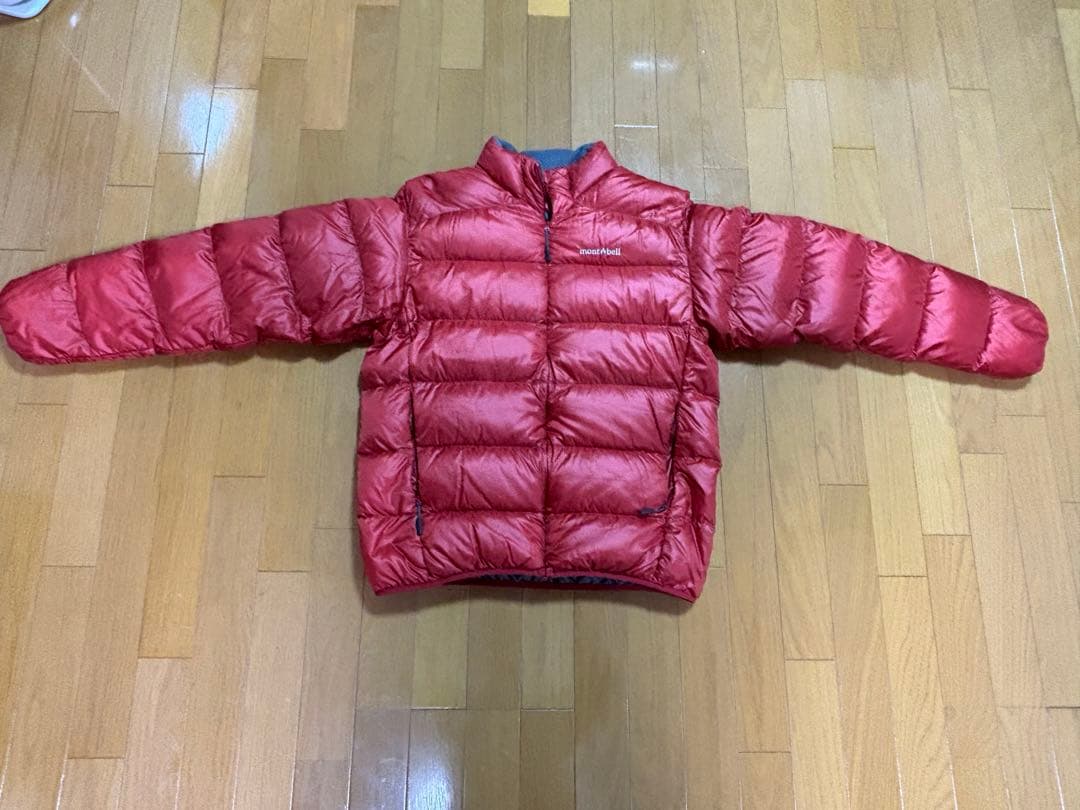 宮城リョータ様専用 monbell 赤 ダウンジャケット - メルカリ
