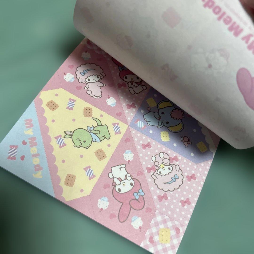 サンリオ2009平成レトロ マイメロディピアノちゃん おりがみ レア 当時