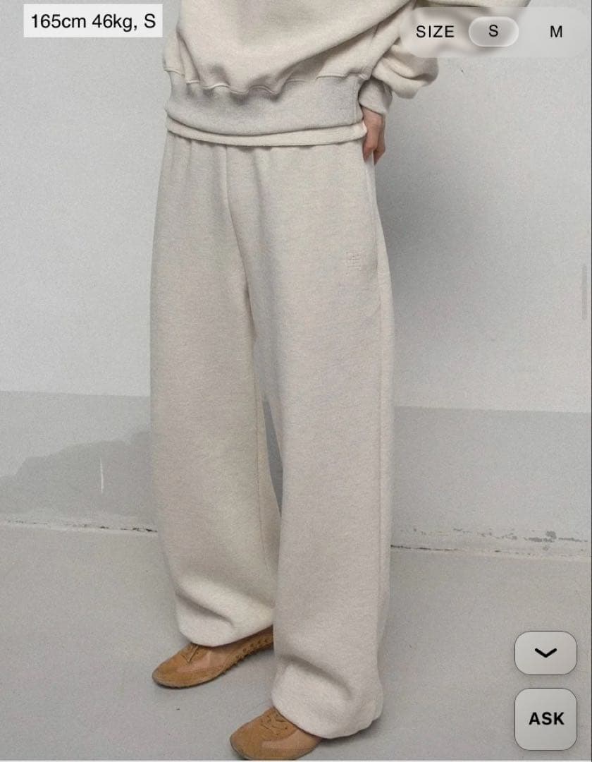 OHTORO】Nap Jogger Pants oatmeal S - メルカリ