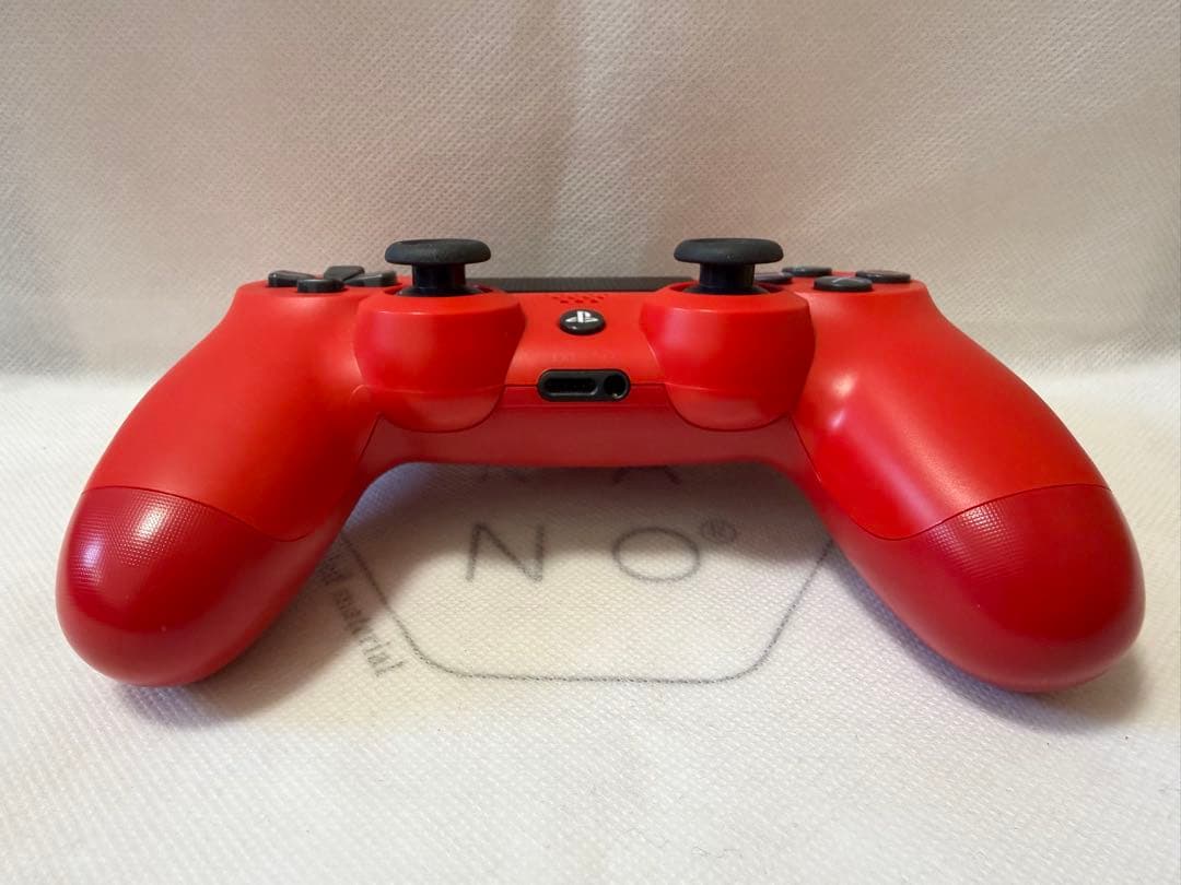 PS4 ］純正ワイヤレスコントローラー デュアルショック4 マグマレッド