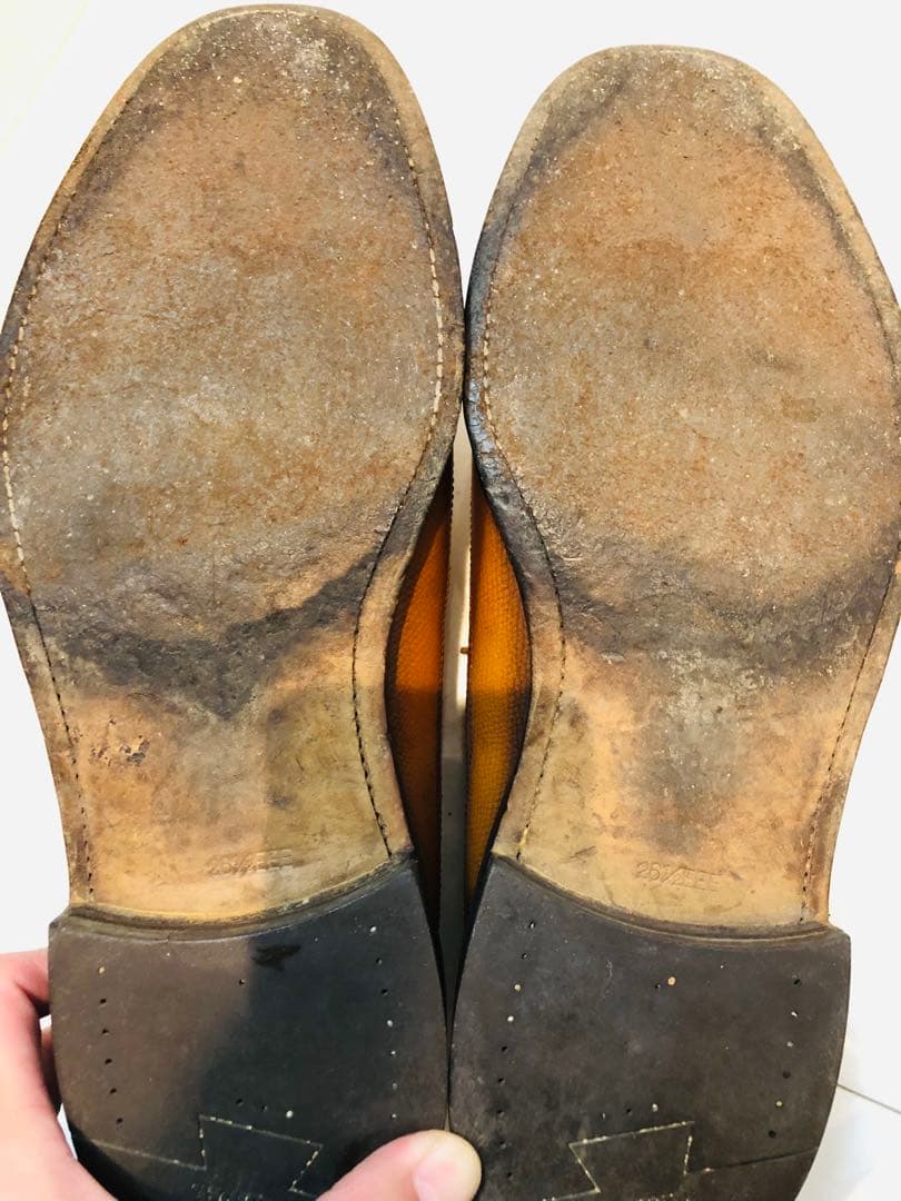 ★美品★定価40,700円！リーガル W105 ウイングチップ 26.5EEE