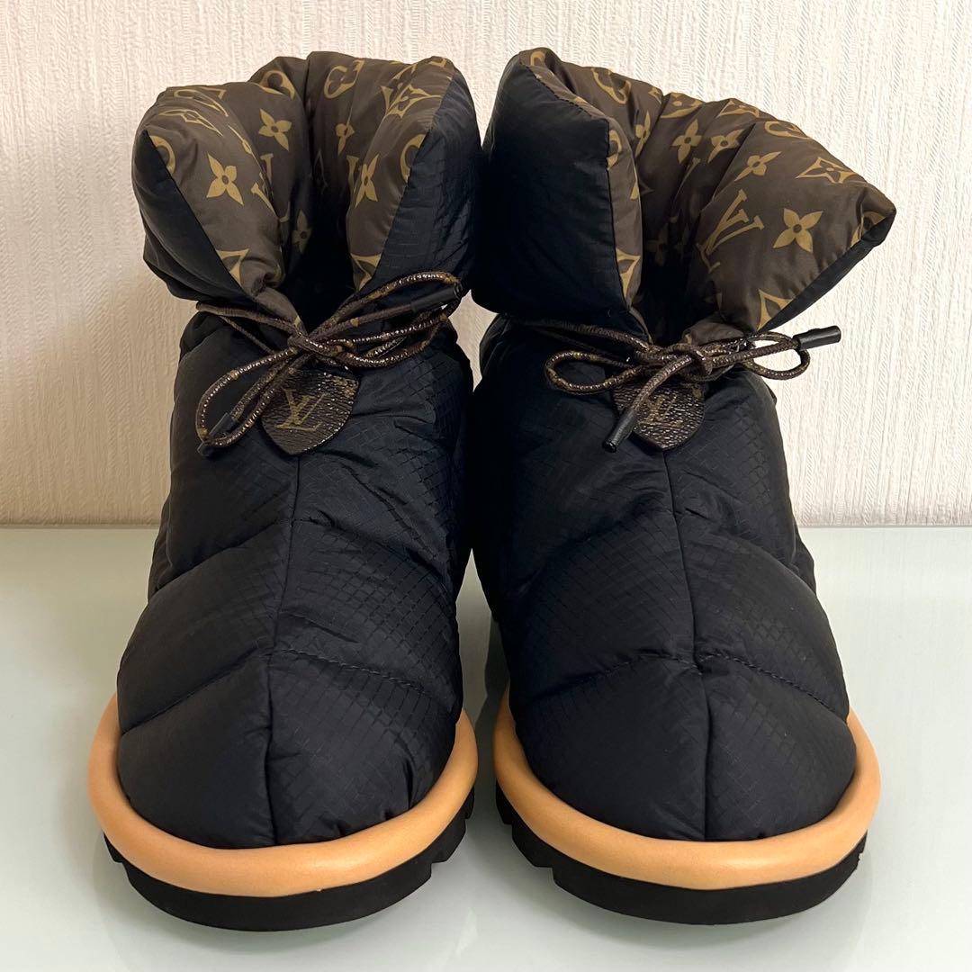 極美品』LOUIS VUITTON ピローライン モノグラム ブーツ 38 - メルカリ