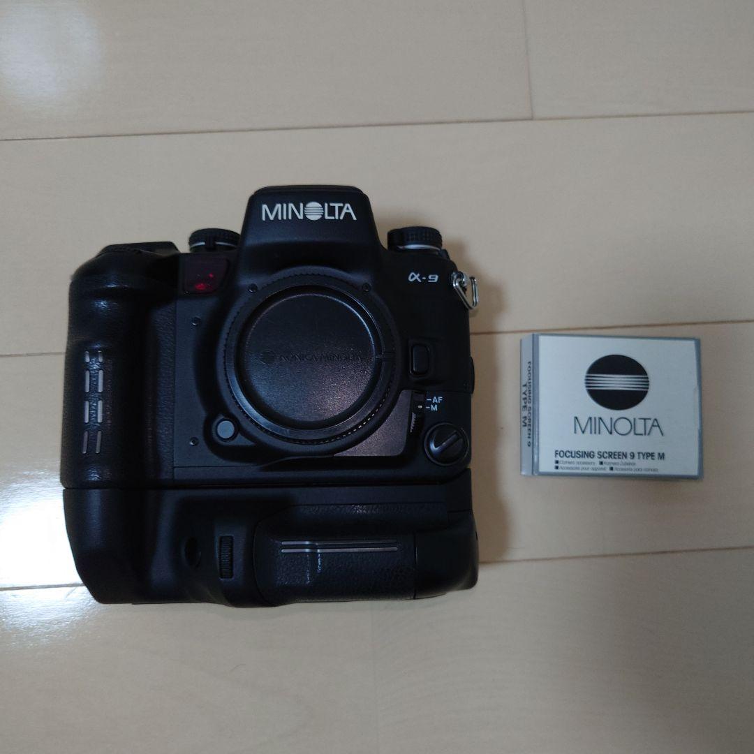 MINOLTA α-9 VC-9 m型スクリーン Amazon | ミノルタ α－9用グリップ VC-9 | カメラ用カメラグリップ 通販
