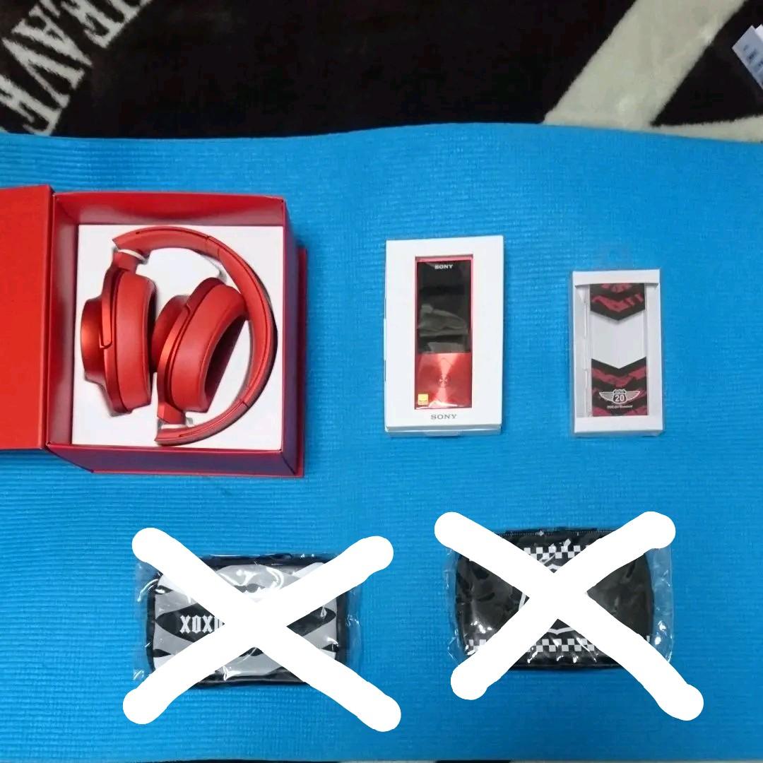 T.M.Revolution ウォークマン ヘッドホン 完全新品未使用 赤