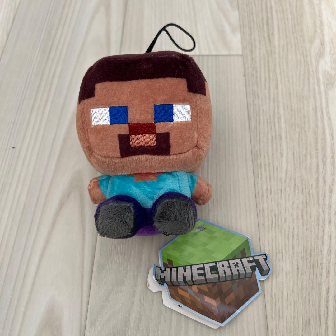 Minecraft マイクラ スティーブ ぬいぐるみ 約10cm - メルカリ
