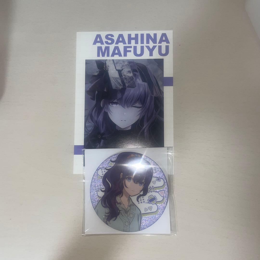 プロセカ 朝比奈まふゆ はぴこれ 缶バッジ E賞 グリ缶 特典 黒百合